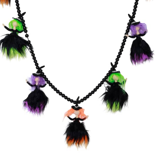 6ft. Felt Witch Garland by Ashland®